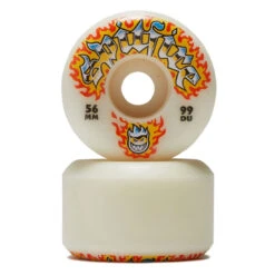 Spitfire F4 99d Chrome Venom Skateboard Wheels - Natural - 56mm 6 Spitfire F4 99d Chrome Venom Skateboard Wheels - Natural - 56mm -DADDIES Skate Gear 888560364738 2