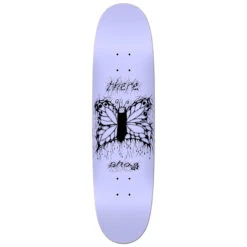 There Shag Butterfly Skateboard Deck - Lavender - 8.25"