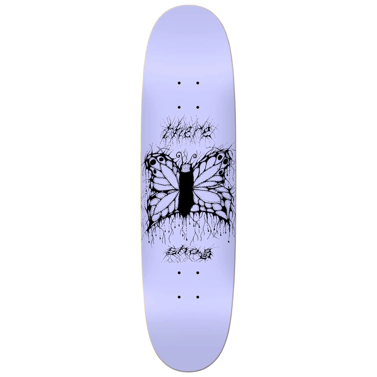 There Shag Butterfly Skateboard Deck - Lavender - 8.25" 3 There Shag Butterfly Skateboard Deck - Lavender - 8.25"