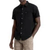 Brixton Charter Oxford Shirt - Black 1 Brixton Charter Oxford Shirt - Black -DADDIES Skate Gear 888588508145 1