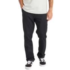 Brixton Choice Chino Regular Pants - Black -DADDIES Skate Gear 888588749159 4