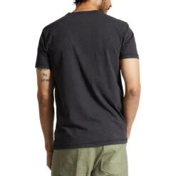 Brixton Vintage Reserve T-Shirt - Black Sol Wash 8 Brixton Vintage Reserve T-Shirt - Black Sol Wash -DADDIES Skate Gear 888588905050 3