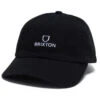 Brixton Alpha Netplus Lp Adjustable Hat - Black/White Rinse -DADDIES Skate Gear 888588931172 1