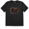 Brixton X Fender Strat Tailored T-Shirt - Black -DADDIES Skate Gear 888588945810 1