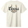 Brixton X Coors Luck T-Shirt - Natural -DADDIES Skate Gear 888588952986 1