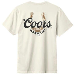 Brixton X Coors Luck T-Shirt - Natural