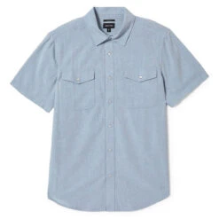 Brixton Wayne Shirt - Medium Blue 11 Brixton Wayne Shirt - Medium Blue -DADDIES Skate Gear 888588954980 5