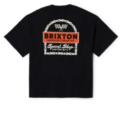 Brixton Drayton Heavyweight Relaxed T-Shirt - Black Classic Wash