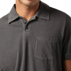 Brixton Vintage Wash Polo Shirt - Washed Black -DADDIES Skate Gear 888588966198 3