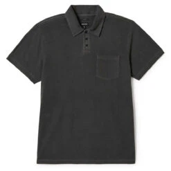 Brixton Vintage Wash Polo Shirt - Washed Black -DADDIES Skate Gear 888588966198 4