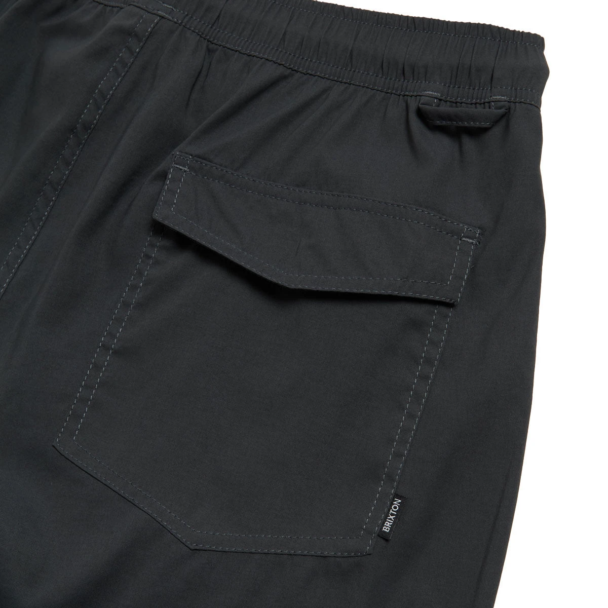 Brixton Everyday Stretch Hybrid Shorts - Washed Black 6 Brixton Everyday Stretch Hybrid Shorts - Washed Black - Image 4