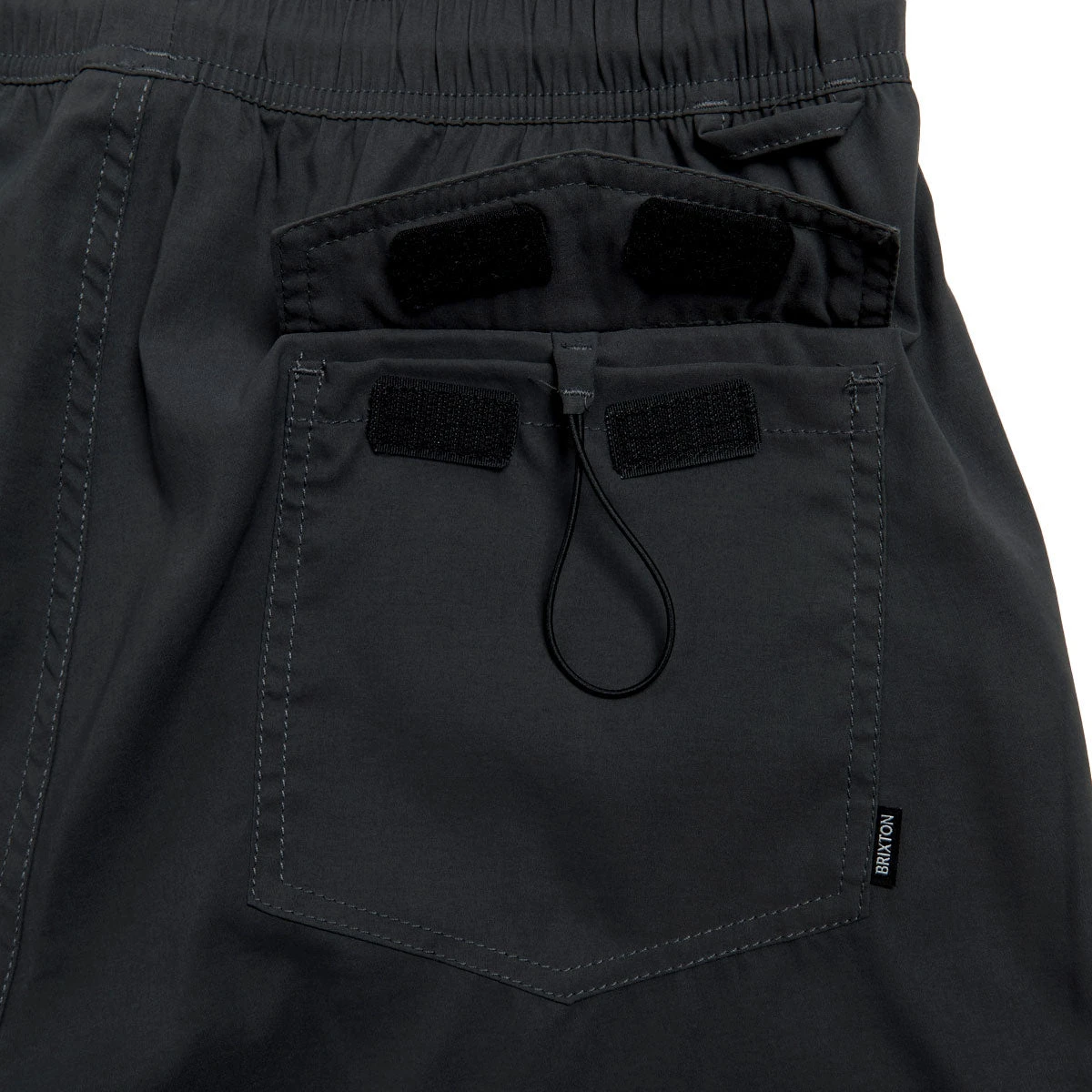 Brixton Everyday Stretch Hybrid Shorts - Washed Black 7 Brixton Everyday Stretch Hybrid Shorts - Washed Black - Image 5