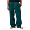 Brixton Baggy Skate Pants - Deep Emerald -DADDIES Skate Gear 888588969021 1