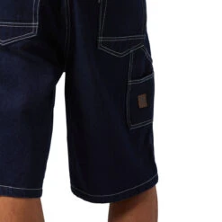 Brixton Builders Carpenter Baggy Shorts - Rinse Denim -DADDIES Skate Gear 888588969991 4