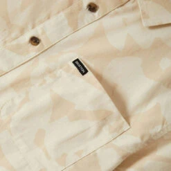 Brixton Charter Print Shirt - Beige/White Cap Floral 10 Brixton Charter Print Shirt - Beige/White Cap Floral -DADDIES Skate Gear 888588972533 4