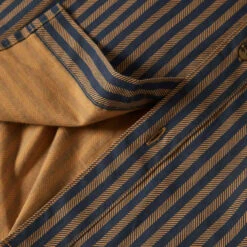 Brixton Charter Print Shirt - Washed Blue/SunnakedStripe -DADDIES Skate Gear 888588972687 5