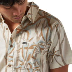 Brixton Charter Print Shirt - Whitecap Scenic Trip -DADDIES Skate Gear 888588972731 4