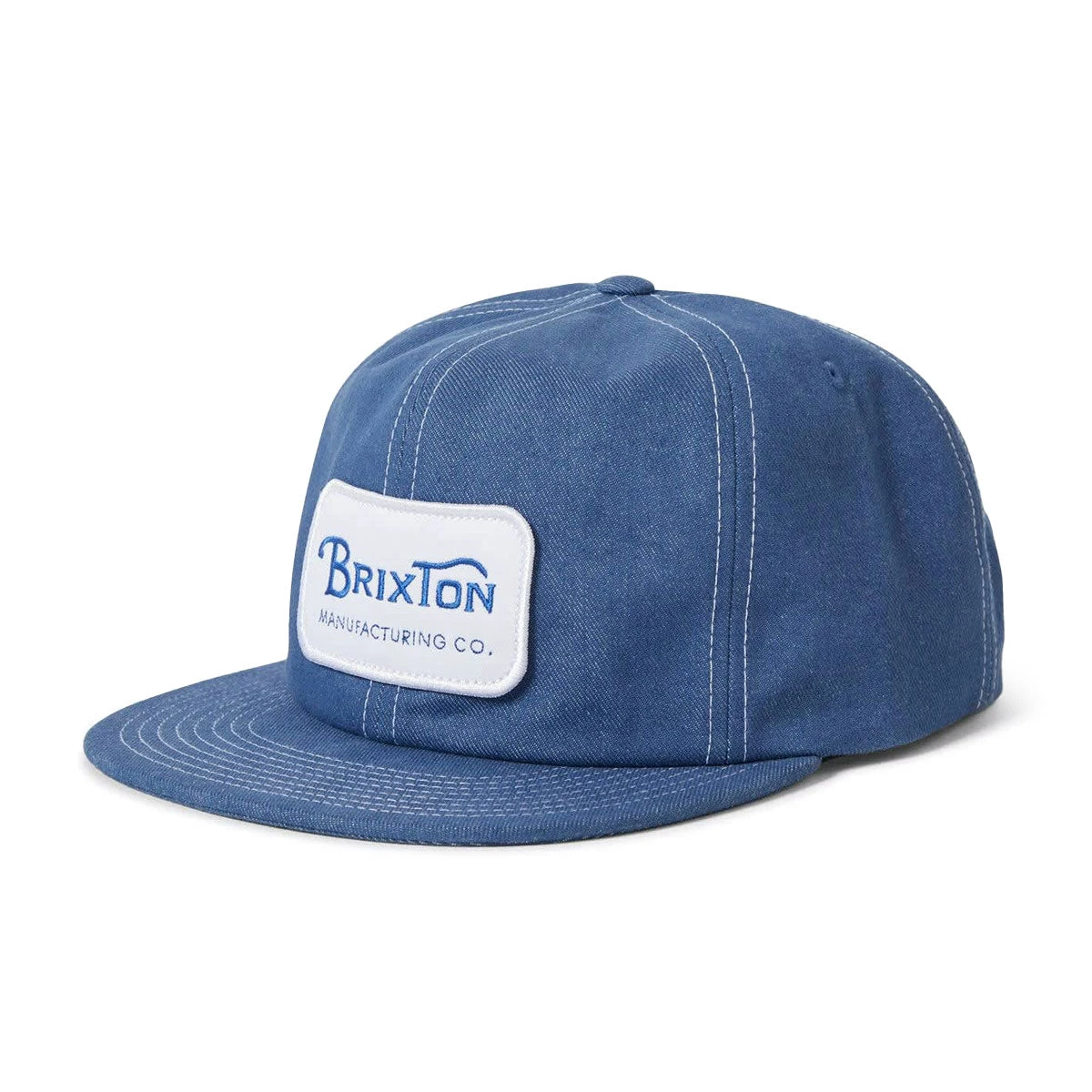 Brixton Grade Hp Snapback Hat - Denim 3 Brixton Grade Hp Snapback Hat - Denim