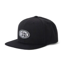 Brixton Largo Mp Snapback Hat - Black