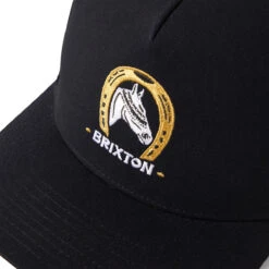 Brixton Blind C Np Mp Snapback Hat - Black -DADDIES Skate Gear 888588975022 3