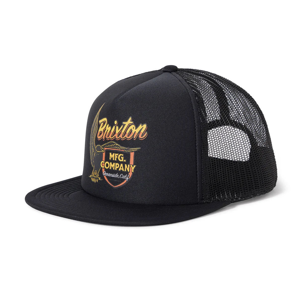 Brixton Highline Np Hp Trucker Hat - Black 3 Brixton Highline Np Hp Trucker Hat - Black
