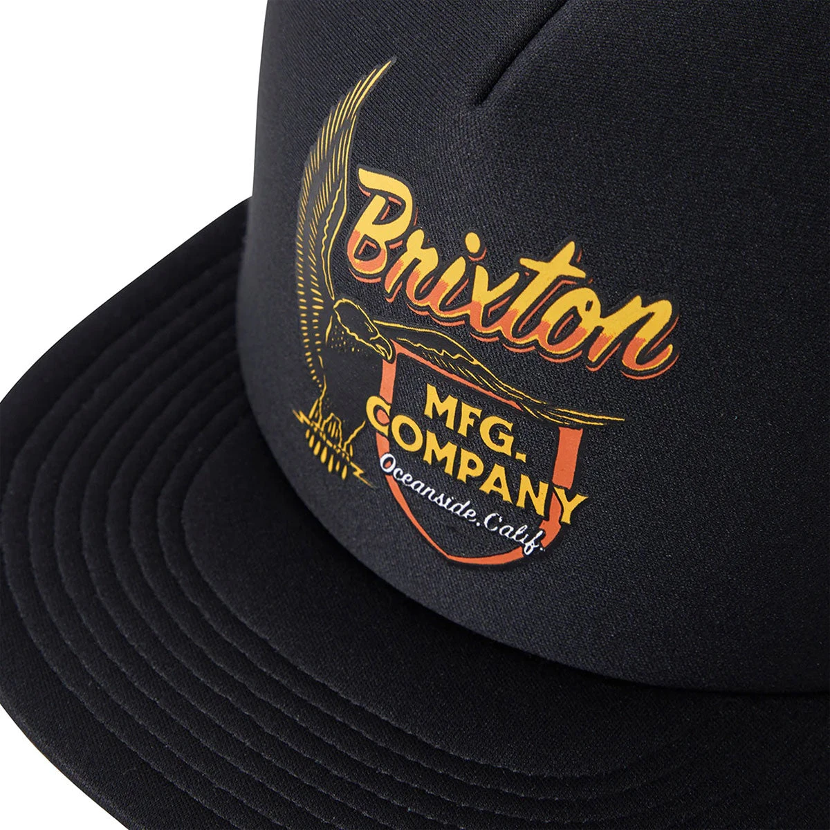 Brixton Highline Np Hp Trucker Hat - Black 5 Brixton Highline Np Hp Trucker Hat - Black - Image 3