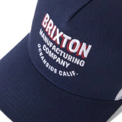 Brixton Redoubt C Np Mp Trucker Hat - Navy/White/White -DADDIES Skate Gear 888588975268 3