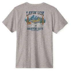 Brixton Layin' Low T-Shirt - Heather Grey