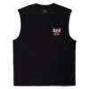 Brixton Horsepower Muscle Tank Top - Black -DADDIES Skate Gear 888588978535 1