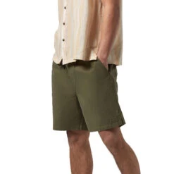 Brixton Everyday Vintage Wash Shorts - Washed Ivy Green -DADDIES Skate Gear 888588979136 4