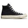 Converse Chuck 70 Hi Shoes - Black/Black/Egret 1 Converse Chuck 70 Hi Shoes - Black/Black/Egret -DADDIES Skate Gear 888755675267 1