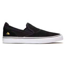 Emerica Wino G6 Slip-On Shoes - Black/White/Gold