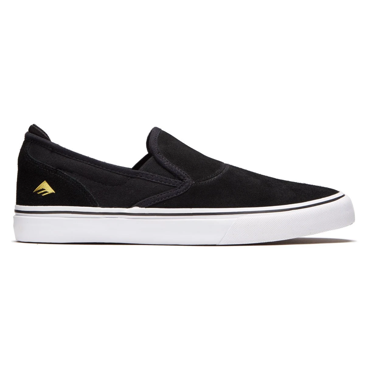 Emerica Wino G6 Slip-On Shoes - Black/White/Gold 3 Emerica Wino G6 Slip-On Shoes - Black/White/Gold