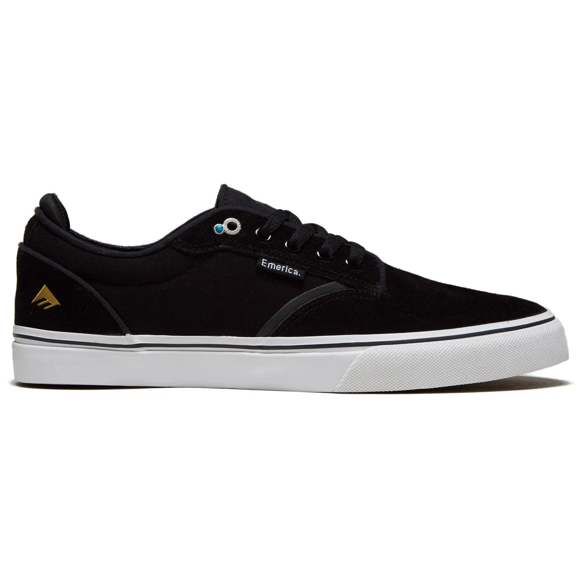 Emerica Dickson Shoes - Black/White/Gold 3 Emerica Dickson Shoes - Black/White/Gold