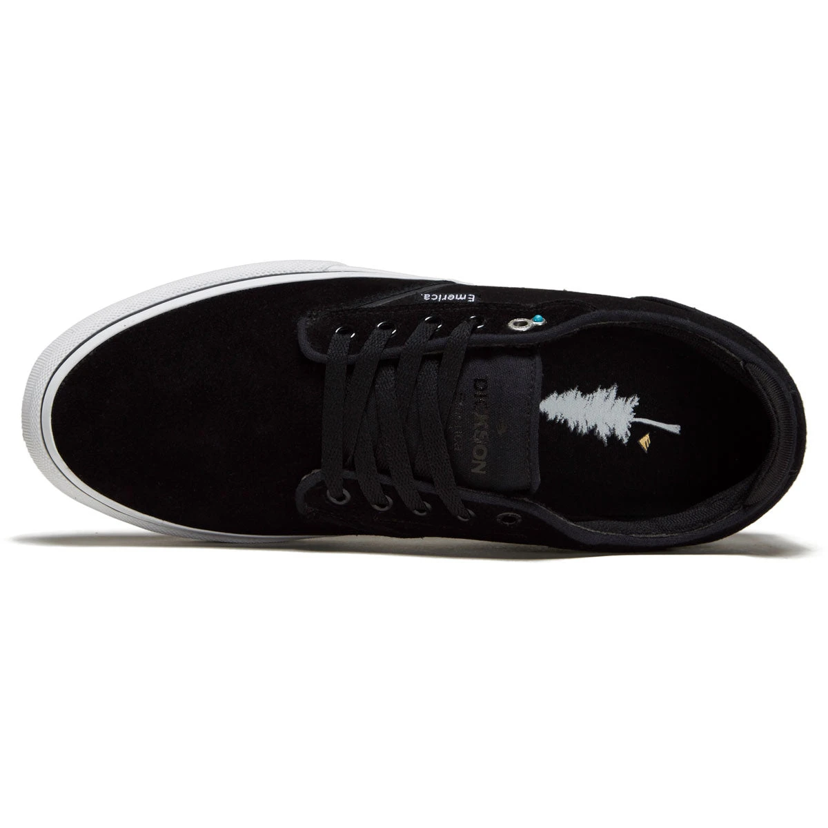 Emerica Dickson Shoes - Black/White/Gold 5 Emerica Dickson Shoes - Black/White/Gold - Image 3