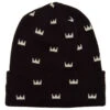 Royal Mini Crowns Beanie - Black -DADDIES Skate Gear 889846268108 1