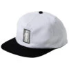 Girl OG Black White 5 Panel Hat - Black/White -DADDIES Skate Gear 889846308590 1