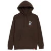 Chocolate Kiss Pullover Hoodie - Brown 1 Chocolate Kiss Pullover Hoodie - Brown -DADDIES Skate Gear 889846322572 1