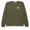 Girl Templeton Crewneck Sweatshirt - Olive Heather -DADDIES Skate Gear 889846324491 1