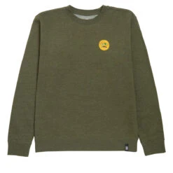 Girl Templeton Crewneck Sweatshirt - Olive Heather
