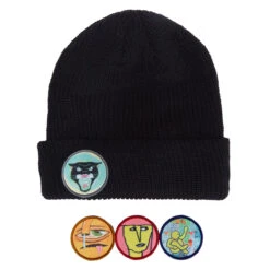 Girl Legend Head Patch Beanie - Black