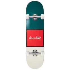 Chocolate Capps Red Square Skateboard Complete - 8.25"