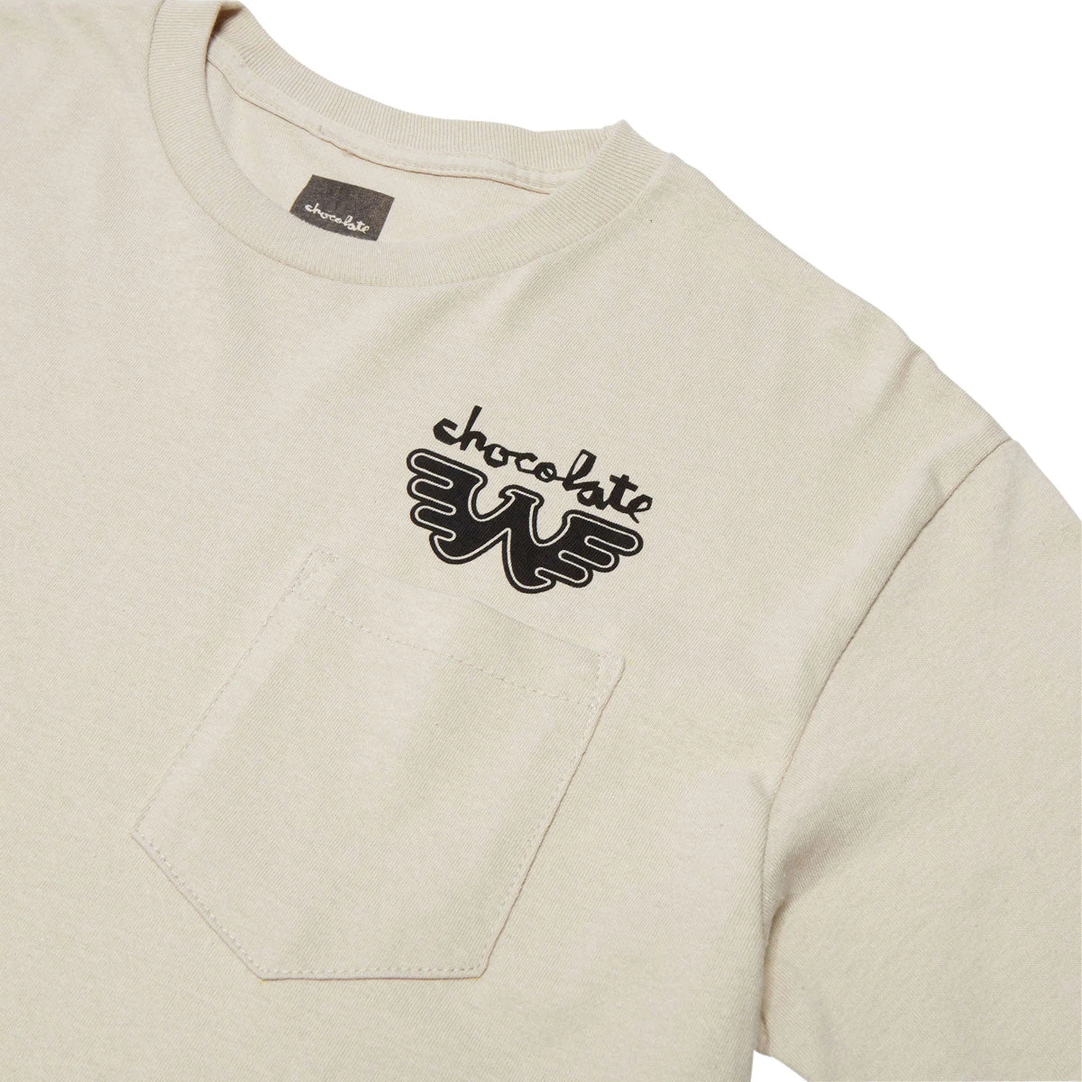 Chocolate X Waylon W Long Sleeve Pocket T-Shirt - Sand 4 Chocolate X Waylon W Long Sleeve Pocket T-Shirt - Sand - Image 2