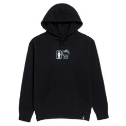 Girl X Hello Kitty Partners Hoodie - Black