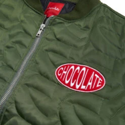 Chocolate Chunk C Quilted Liner Jacket - Olive 9 Chocolate Chunk C Quilted Liner Jacket - Olive -DADDIES Skate Gear 889846329823 3