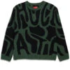 Chocolate Emiliano Knit Sweater - Green/Black