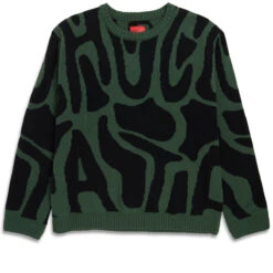 Chocolate Emiliano Knit Sweater - Green/Black