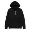 Chocolate Ink Blot Hoodie - Black -DADDIES Skate Gear 889846332403 1