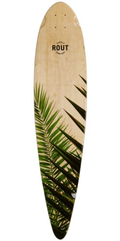 Rout Palms Pintail Longboard Deck