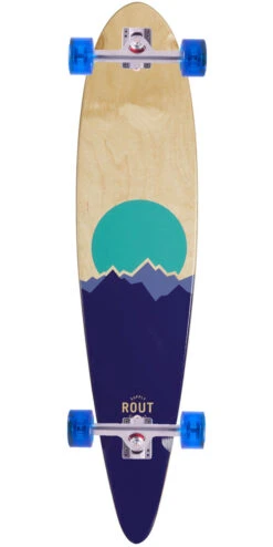Rout Peaks Pintail Longboard Complete